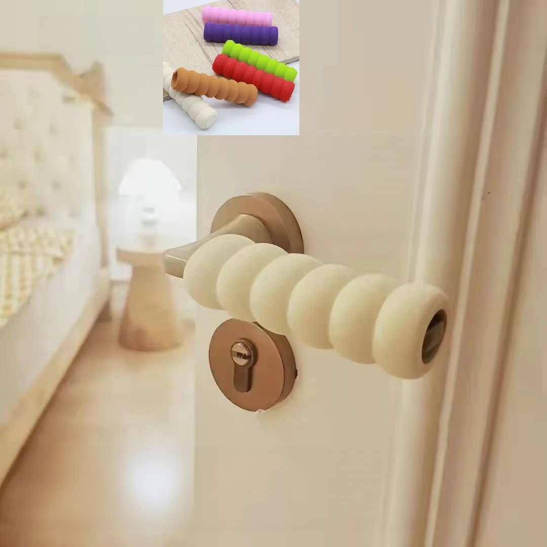 Door Stopper Rubber - 4 Buah Bantalan Karet Lembut Penahan