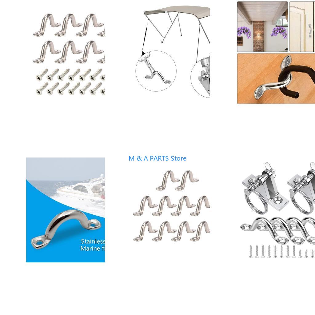Deck Screw Stainless - Lingkaran Dek U1JF dengan Sekrup Bantalan